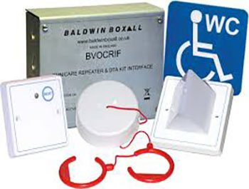 Disabled toilet alarm system